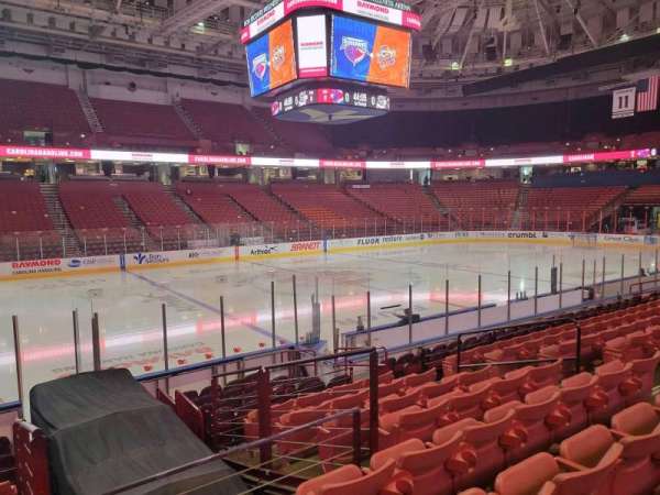 Bon Secours Wellness Arena, section: 101, row: h, seat: 10