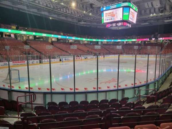 Bon Secours Wellness Arena, section: 110, row: d, seat: 8