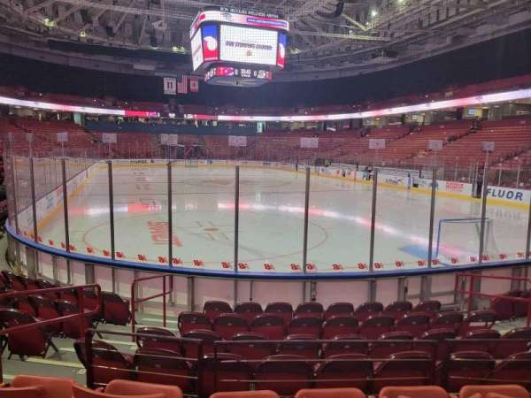 Bon Secours Wellness Arena, section: 118, row: d, seat: 8