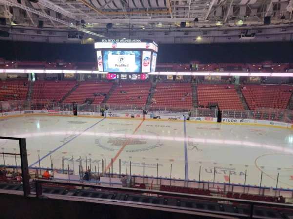 Bon Secours Wellness Arena, section: 221, row: b, seat: 12