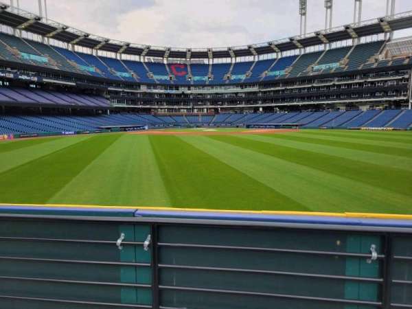Progressive Field, section: 101-2, row: B, seat: 5