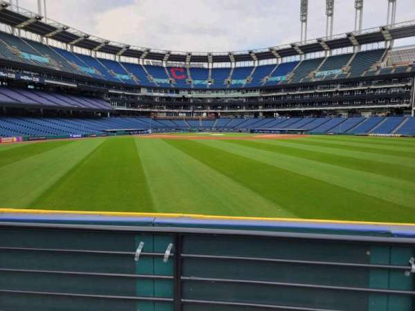 Progressive Field, section: 101-3, row: B, seat: 5