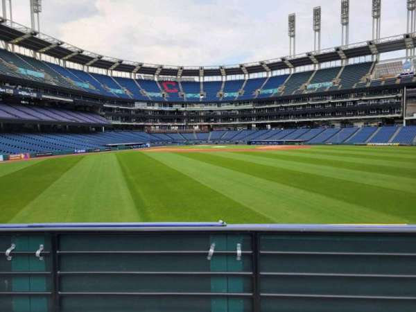Progressive Field, section: 101-4, row: B, seat: 4