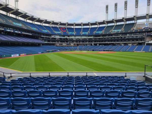 Progressive Field, section: 103, row: M, seat: 8