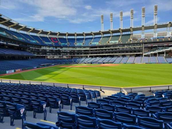 Progressive Field, section: 108, row: m, seat: 11