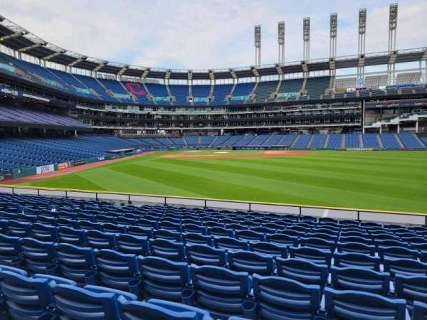 Progressive Field, section: 109, row: M, seat: 11