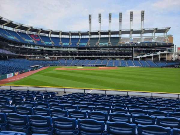 Progressive Field, section: 111, row: M, seat: 8