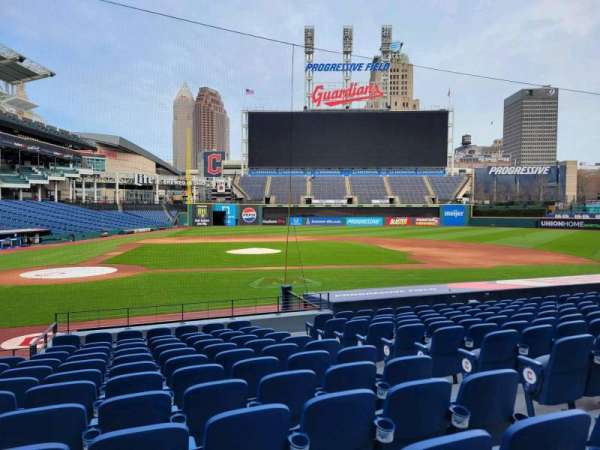 Progressive Field, section: 148, row: s, seat: 5