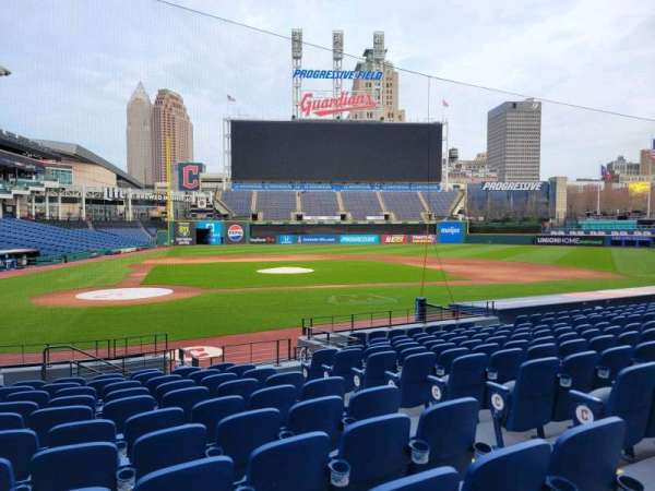 Progressive Field, section: 149, row: s, seat: 5