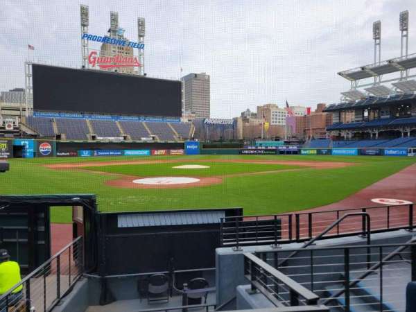 Progressive Field, section: cc2, row: 4, seat: 8