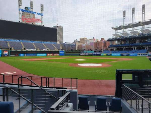 Progressive Field, section: cc3, row: 4, seat: 8