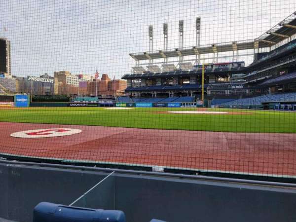 Progressive Field, section: CL5, row: 2, seat: 5