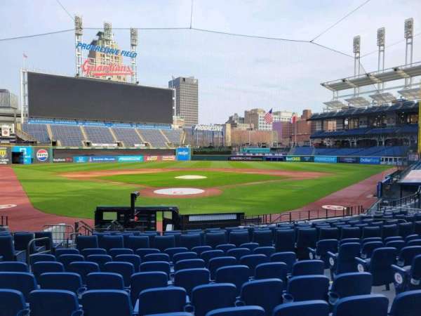 Progressive Field, section: 153, row: u, seat: 5