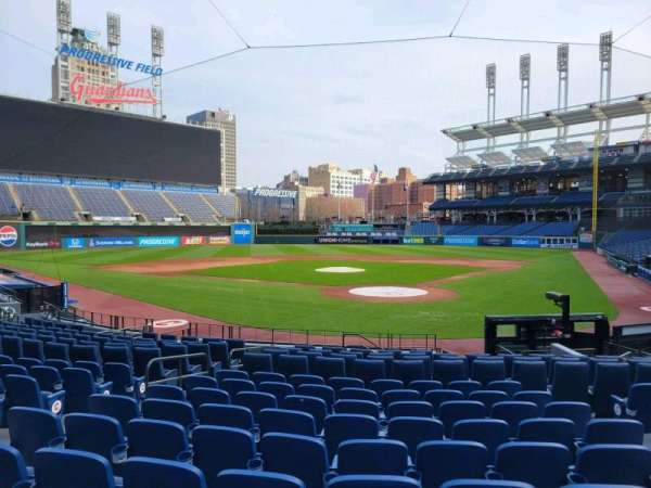 Progressive Field, section: 155, row: U, seat: 5