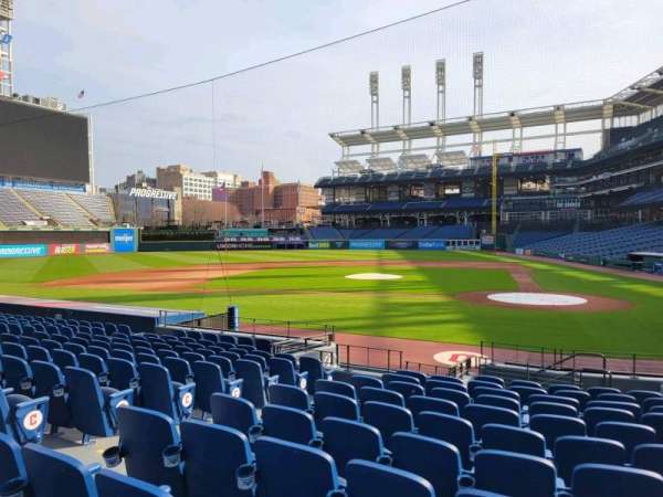 Progressive Field, section: 158, row: s, seat: 5