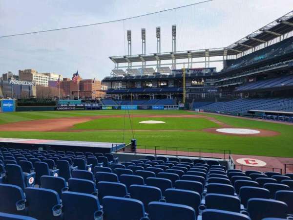 Progressive Field, section: 159, row: s, seat: 5