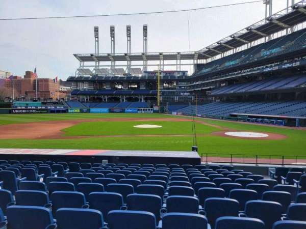 Progressive Field, section: 160, row: s, seat: 5