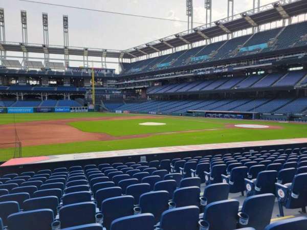 Progressive Field, section: 164, row: s, seat: 5