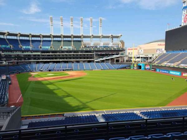 Progressive Field, section: 311, row: e, seat: 12