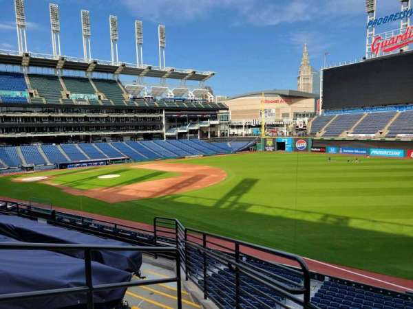 Progressive Field, section: 326, row: f, seat: 12