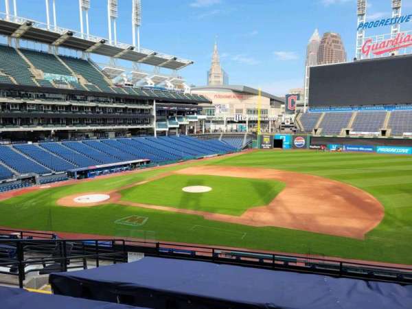 Progressive Field, section: 340, row: H, seat: 5