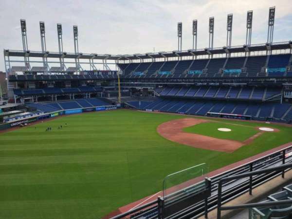 Progressive Field, section: 478, row: c, seat: 4