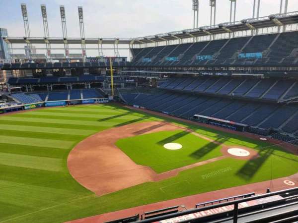 Progressive Field, section: 467, row: c, seat: 5