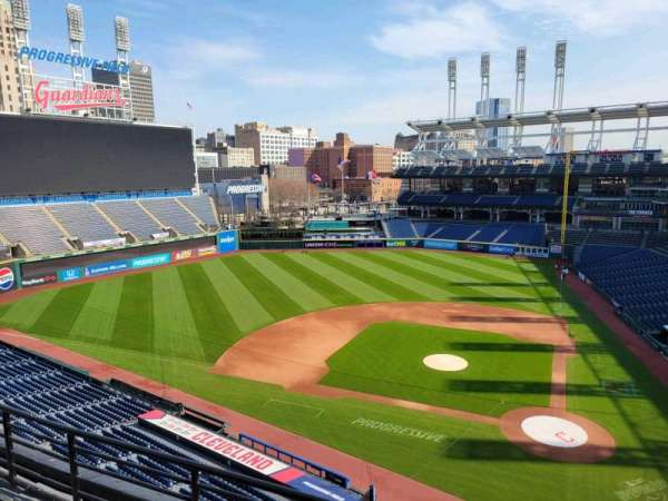 Progressive Field, section: 458, row: c, seat: 11