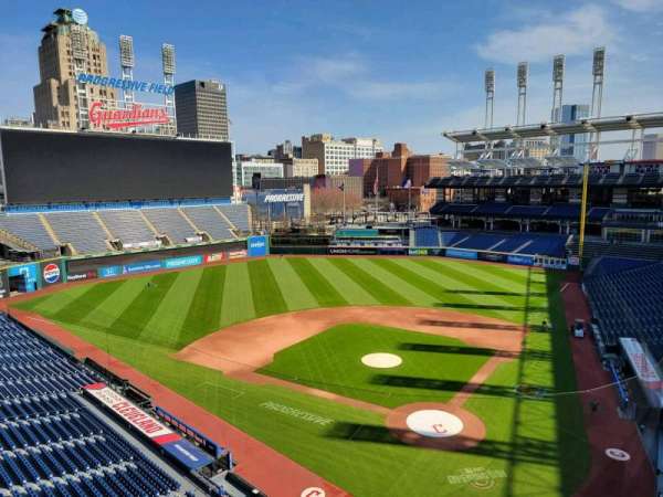 Progressive Field, section: 456, row: c, seat: 12