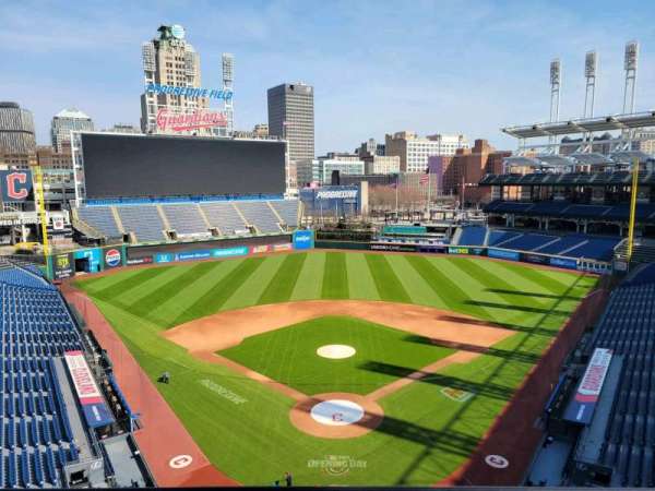 Progressive Field, section: 454, row: c, seat: 11