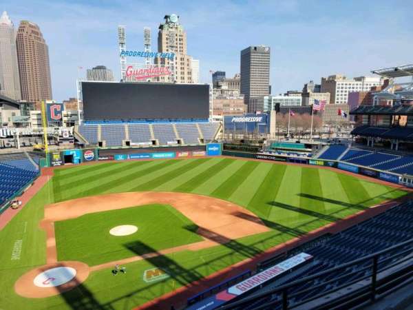 Progressive Field, section: 450, row: c, seat: 11