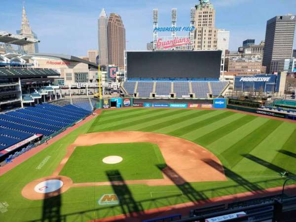 Progressive Field, section: 447, row: c, seat: 5