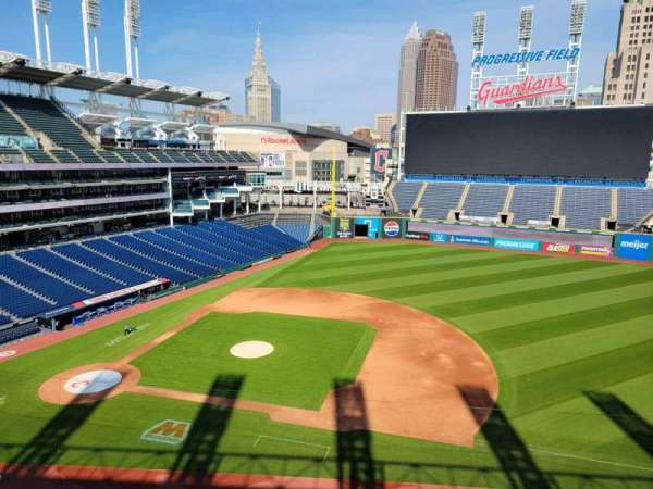 Progressive Field, section: 440, row: c, seat: 5