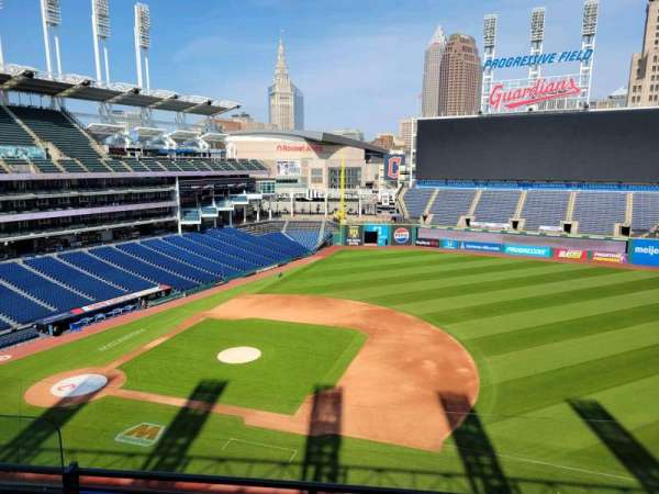 Progressive Field, section: 438, row: c, seat: 5