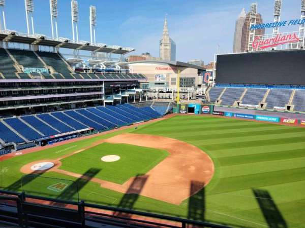 Progressive Field, section: 436, row: c, seat: 5