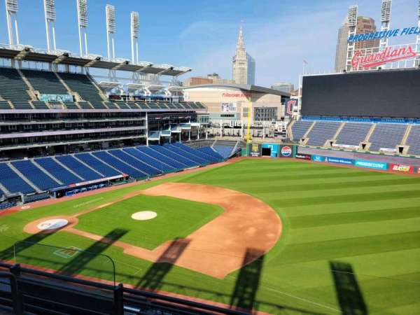 Progressive Field, section: 434, row: c, seat: 5