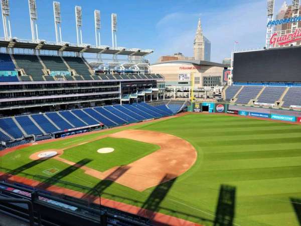 Progressive Field, section: 431, row: c, seat: 5