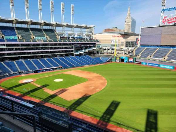 Progressive Field, section: 429, row: c, seat: 5