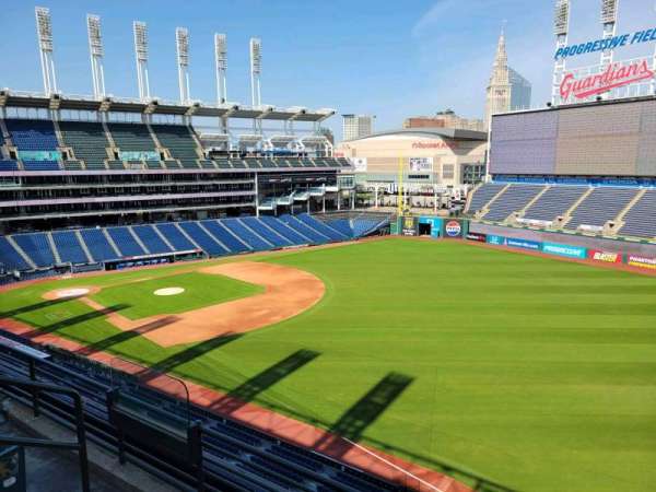 Progressive Field, section: 425, row: c, seat: 5