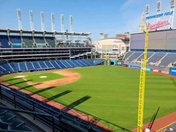 Progressive Field, section: 422, row: c, seat: 5
