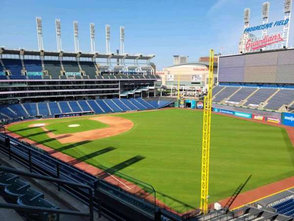 Progressive Field, section: 421, row: c, seat: 5