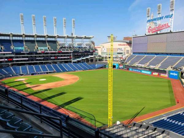 Progressive Field, section: 420, row: c, seat: 6