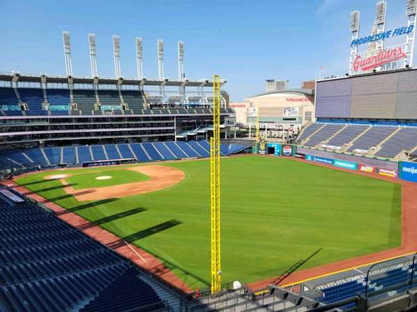 Progressive Field, section: 418, row: c, seat: 5