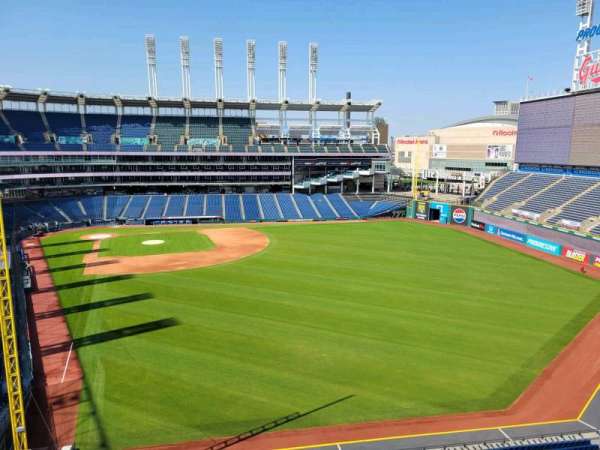 Progressive Field, section: 413, row: c, seat: 5