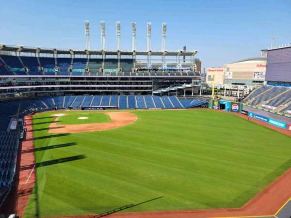 Progressive Field, section: 412, row: c, seat: 5