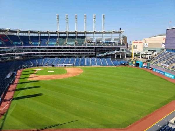 Progressive Field, section: 410, row: c, seat: 5