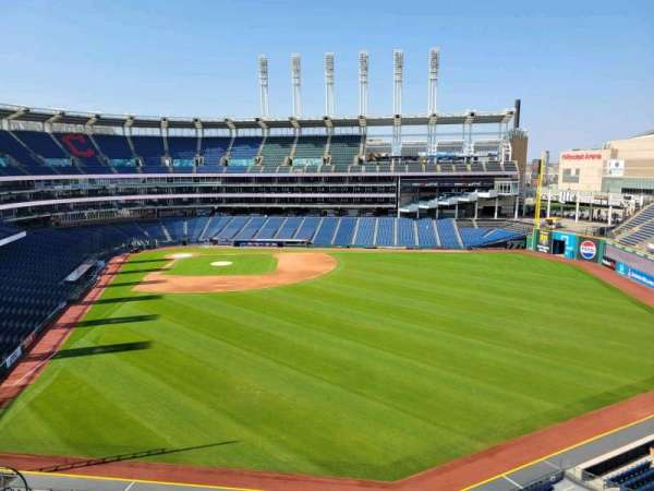 Progressive Field, section: 408, row: c, seat: 5