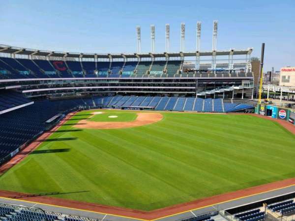 Progressive Field, section: 406, row: c, seat: 5
