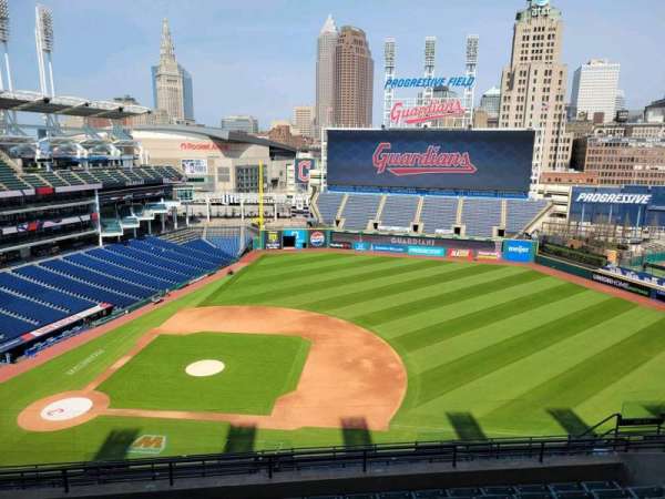 Progressive Field, section: 541, row: m, seat: 12