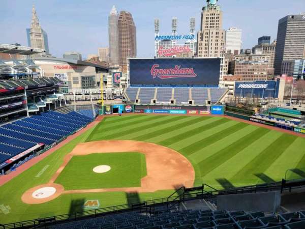 Progressive Field, section: 546, row: m, seat: 12